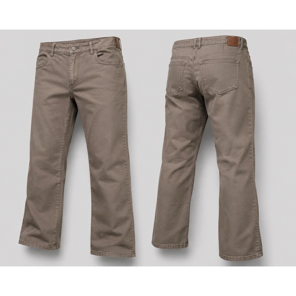 Peter Millar Straight Leg Jeans Men's  35 Brown Denim Pants  STRETCH